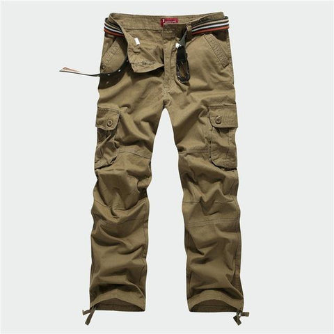 Men's Overalls Outdoor Straight Multi-pocket Cargo Pants Casual Wear  Resistant Multi-pocket Military Tactical Pants | Wish