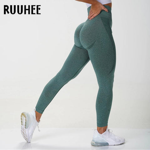 RUUHEE Seamless Legging Yoga Pants Sports Clothing Solid High Waist Full Length Workout Leggings for Fittness Yoga Leggings freeshipping - Chittili