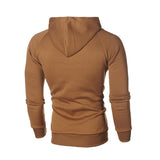 Covrlge Fashion Brand Men's Hoodies 2019 Spring Autumn Male Casual Hoodies Sweatshirts Men's Zipper Solid Color Hoodies MWW204 freeshipping - Chittili