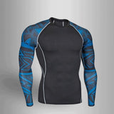 Man Compression Tights Leggings Men's Sports Suit Jogging Suits Gym Training T-shirt MMA Rash Guard Male Compression Cothing Chittili