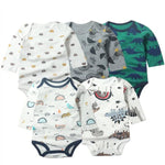 5Pcs/Lot Baby bodysuits High Quality Uniesx Newborn Baby Clothes 100% Cotton Baby Clothing set infant bebe Baby boy girl Clothes Chittili