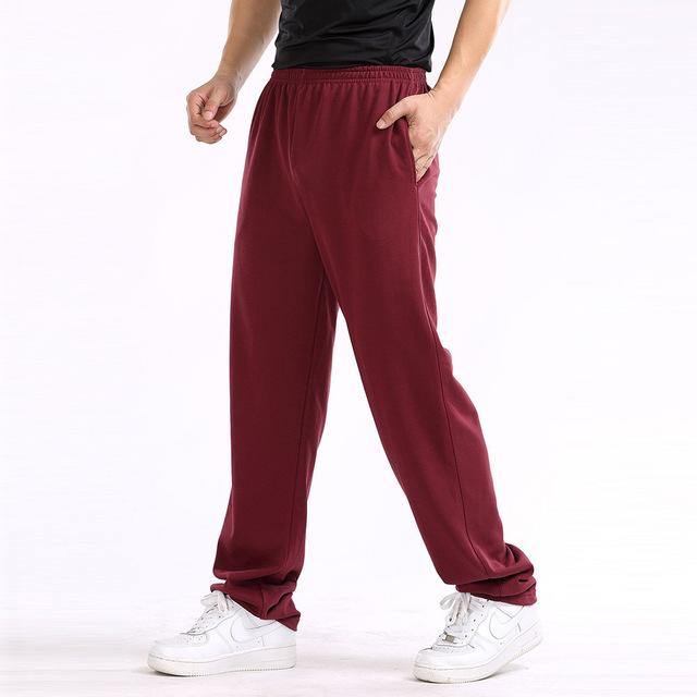 YHNJI track pants Plus Size 5XL Fashion Men Pants Casual Cotton