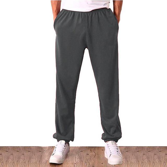 Men Plus Size Pants 6XL Solid Baggy Loose Elastic Pants Cotton Sweatpants  Casual Pants Trousers Large Big Plus Size 5XL 6XL 7XL