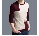 Mwxsd brand Men casual pullover sweater autumn winter cotton Cashmere sweater pull homme male jumpers knitted sweaters Chittili