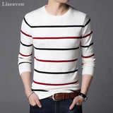 Liseaven Pullover Men Sweater Men Long Sleeve Shirt Mens Sweaters O Neck Pull Homme Male Knitwear Chittili