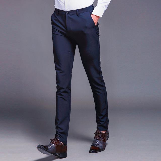 Buy Calico Black and Blue Formal Trouser for Men - Formal Pant Dress for  Men - Formal Pant for Professional Working Men - Men's Comfort wear for  Office, Travel, Meeting, Wedding at