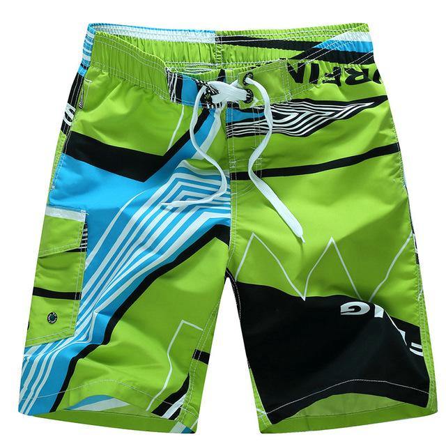 New Arrival Shorts Abstract graffiti pattern 3d print beach pants summer swimwear  men short Quick-drying Mens Swim Beach Shorts